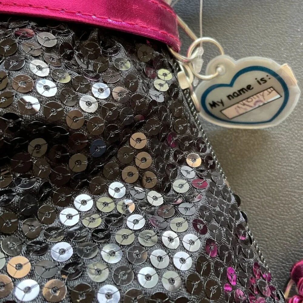 POOCHIE & CO PUG POOCH BLING PURSE